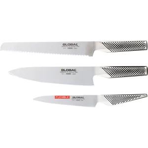 Global G-9211 knife set 3-piece