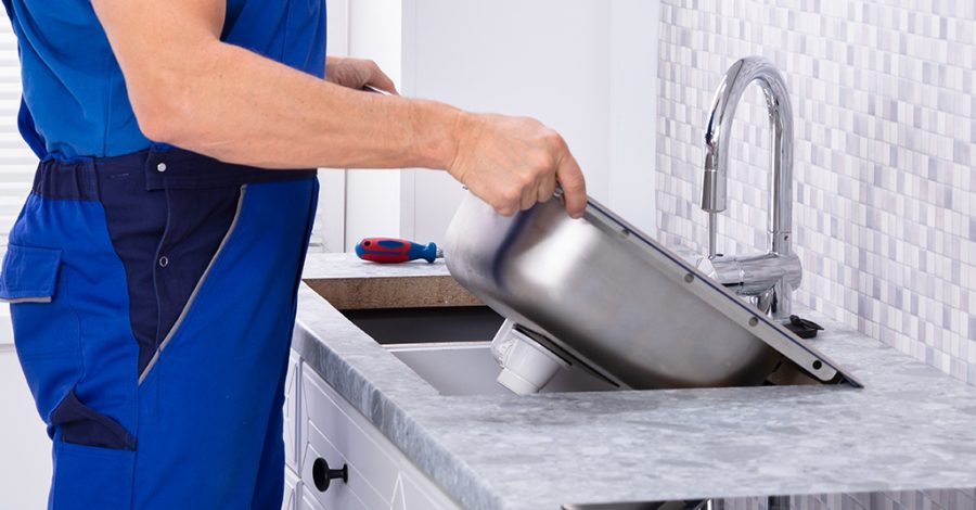 How is a sink installed?