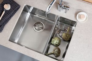 modern sink LAGOM-34-18 combines stylish design with maximum functionality