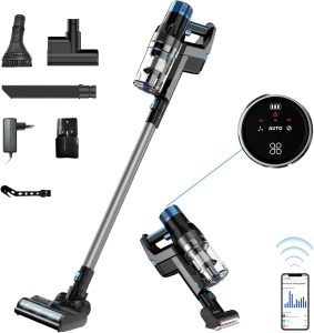 proscenic P11 Smart Cordless Vacuum Cleaner, Cordless Broom Vacuum Cleaner