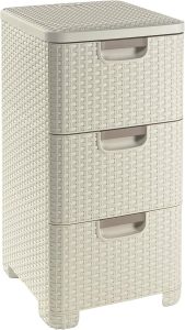 Curver - Style Chest of 3 Drawers 14L